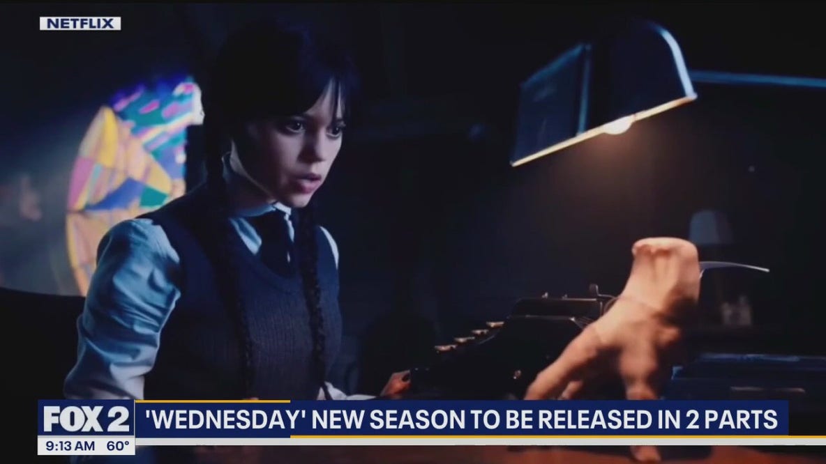 "Wednesday" new season to be released in 2 parts